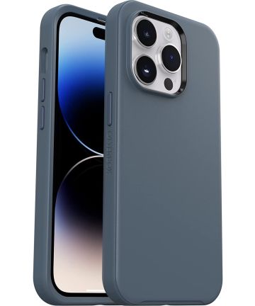OtterBox Symmetry+ Apple iPhone 14 Pro Hoesje MagSafe Blauw Hoesjes