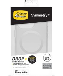 OtterBox Symmetry+ Apple iPhone 14 Pro Hoesje MagSafe Transparant