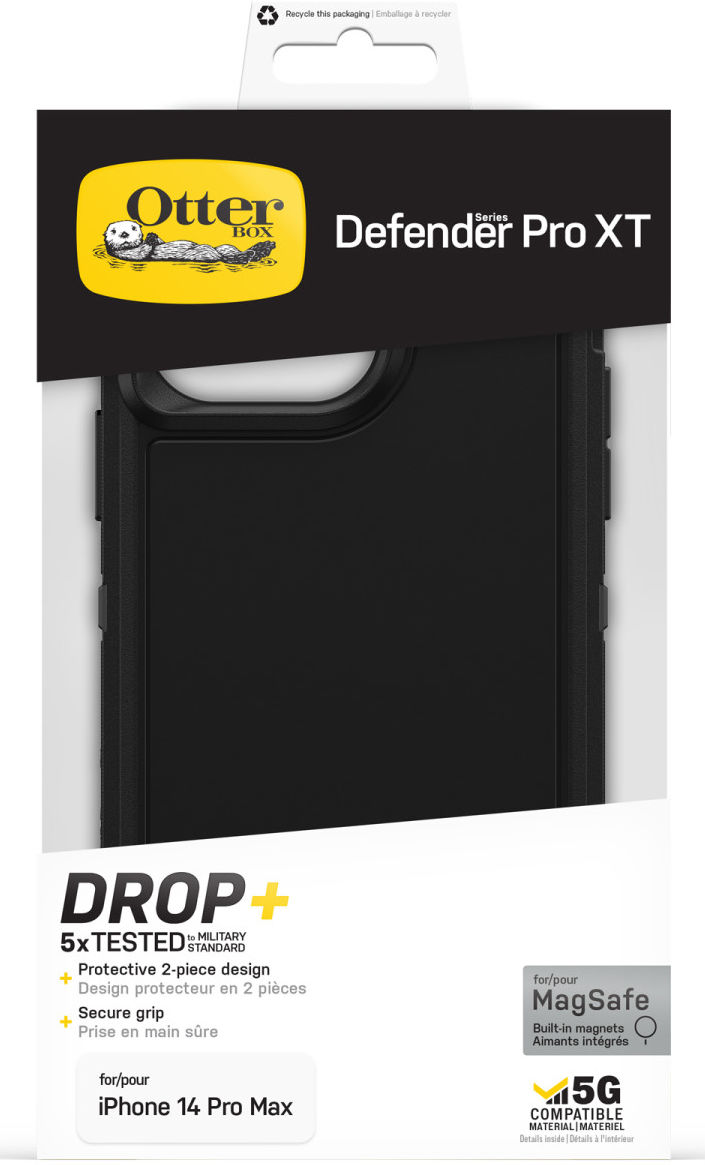 OtterBox Defender XT iPhone 14 Pro Max Hoesje MagSafe Zwart afbeelding 9
