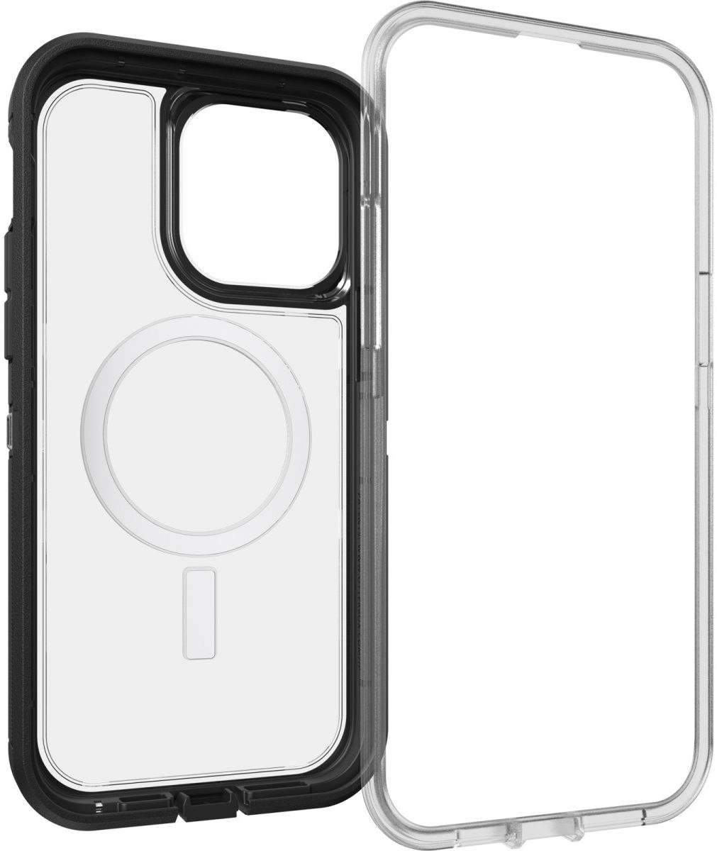 OtterBox Defender XT iPhone 14 Pro Max Hoesje MagSafe Zwart Clear afbeelding 7