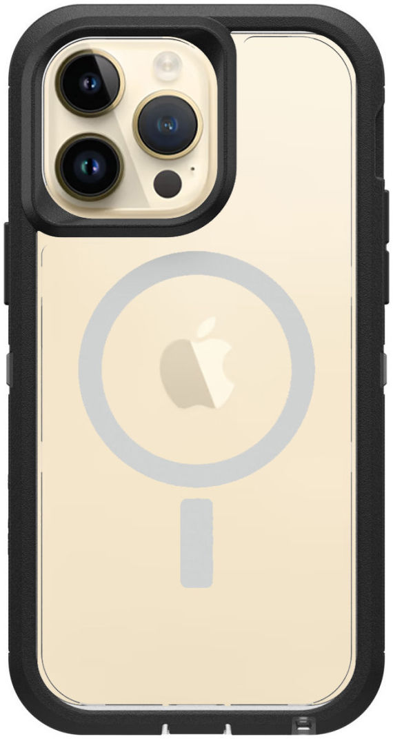 OtterBox Defender XT iPhone 14 Pro Max Hoesje MagSafe Zwart Clear afbeelding 3