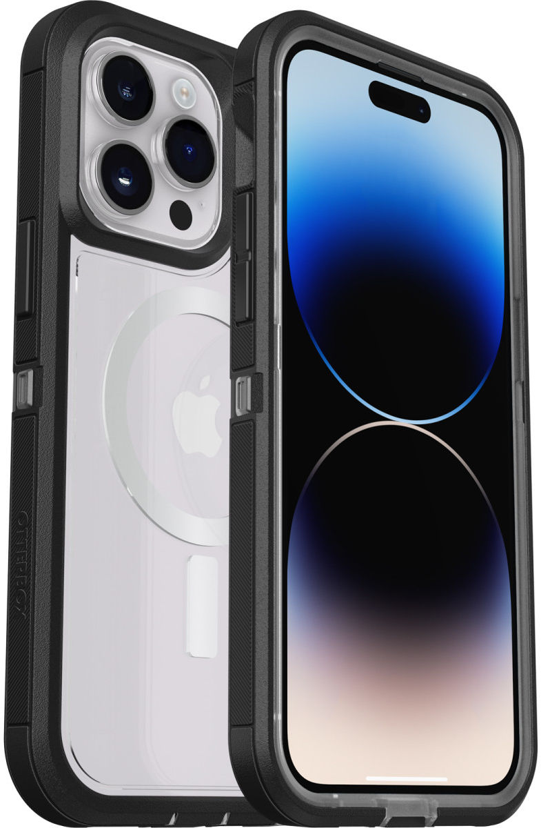 OtterBox Defender XT iPhone 14 Pro Max Hoesje MagSafe Zwart Clear afbeelding 1