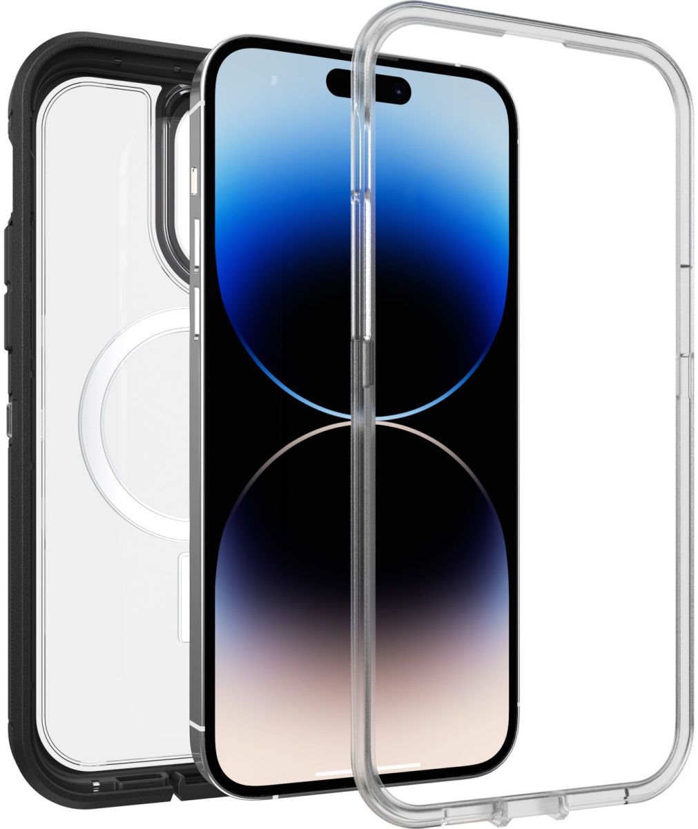 OtterBox Defender XT iPhone 14 Pro Max Hoesje MagSafe Zwart Clear afbeelding 5