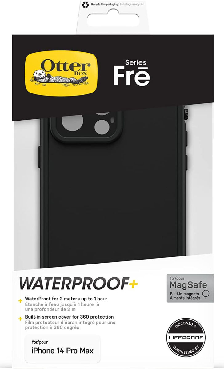 Otterbox OtterGrip Symmetry hoes voor iPhone 14 Pro voor MagSafe,  valbestendig, beschermhoes met ingebouwde grip, 3x