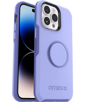 OtterBox Otter + Pop Symmetry Apple iPhone 14 Pro Max Hoesje Paars Hoesjes