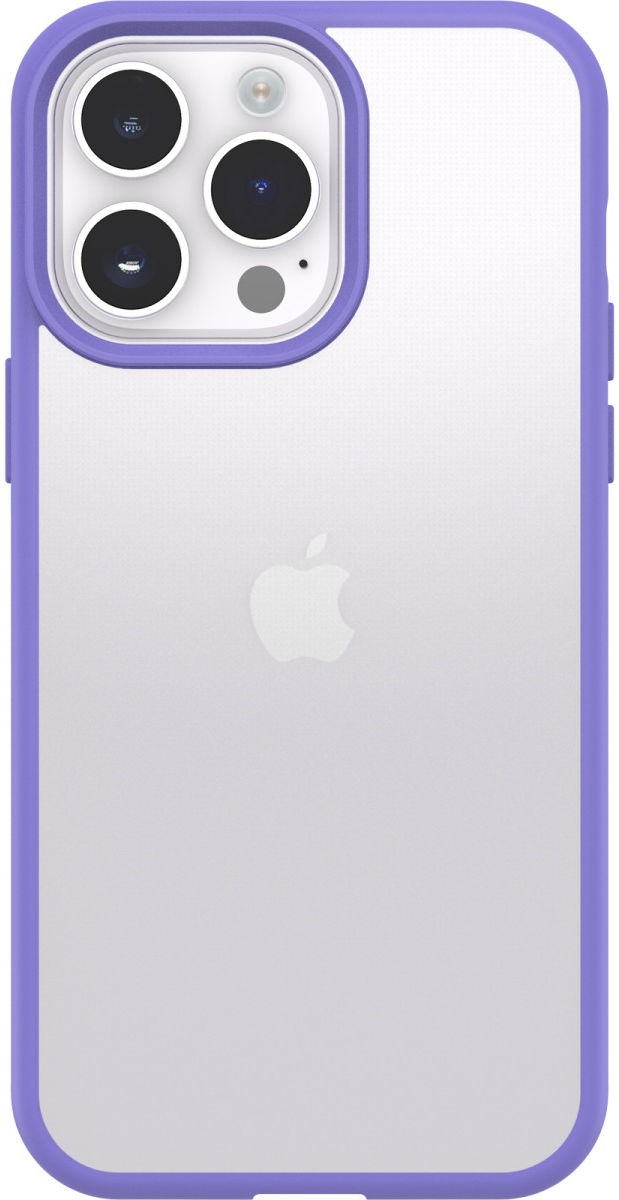 OtterBox React iPhone 14 Pro Max Hoesje Back Cover Transparant Paars afbeelding 2