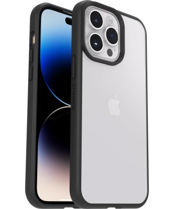 OtterBox React iPhone 14 Pro Max Hoesje Back Cover Transparant Zwart Hoesjes