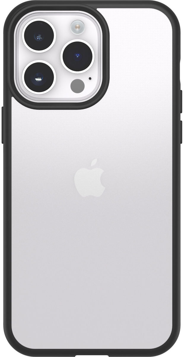 OtterBox React iPhone 14 Pro Max Hoesje Back Cover Transparant Zwart afbeelding 2