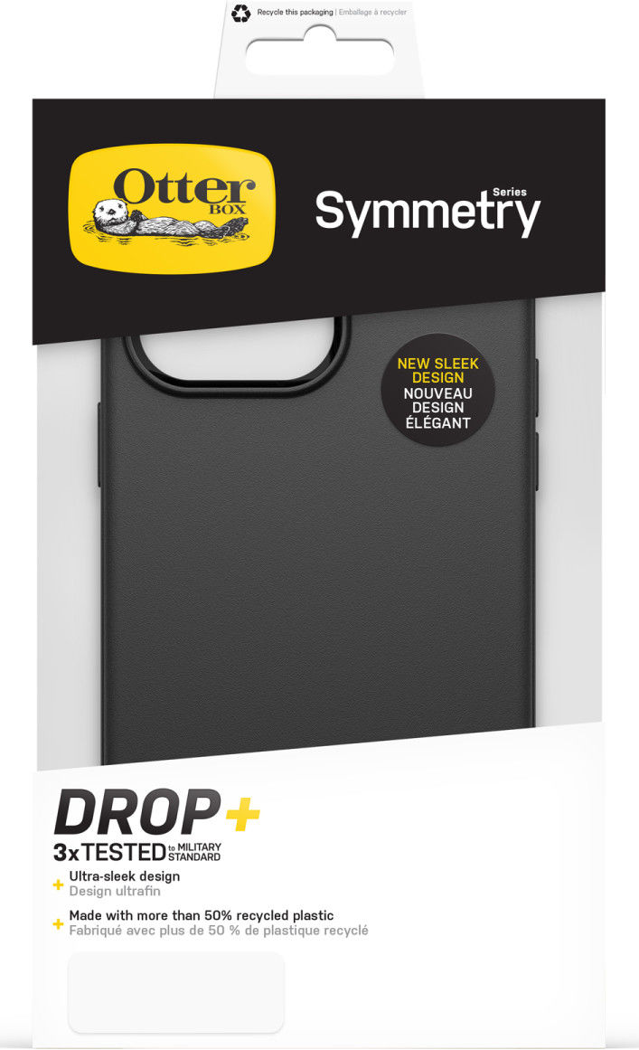 OtterBox Symmetry iPhone 14 Pro Max Hoesje Back Cover Zwart afbeelding 10