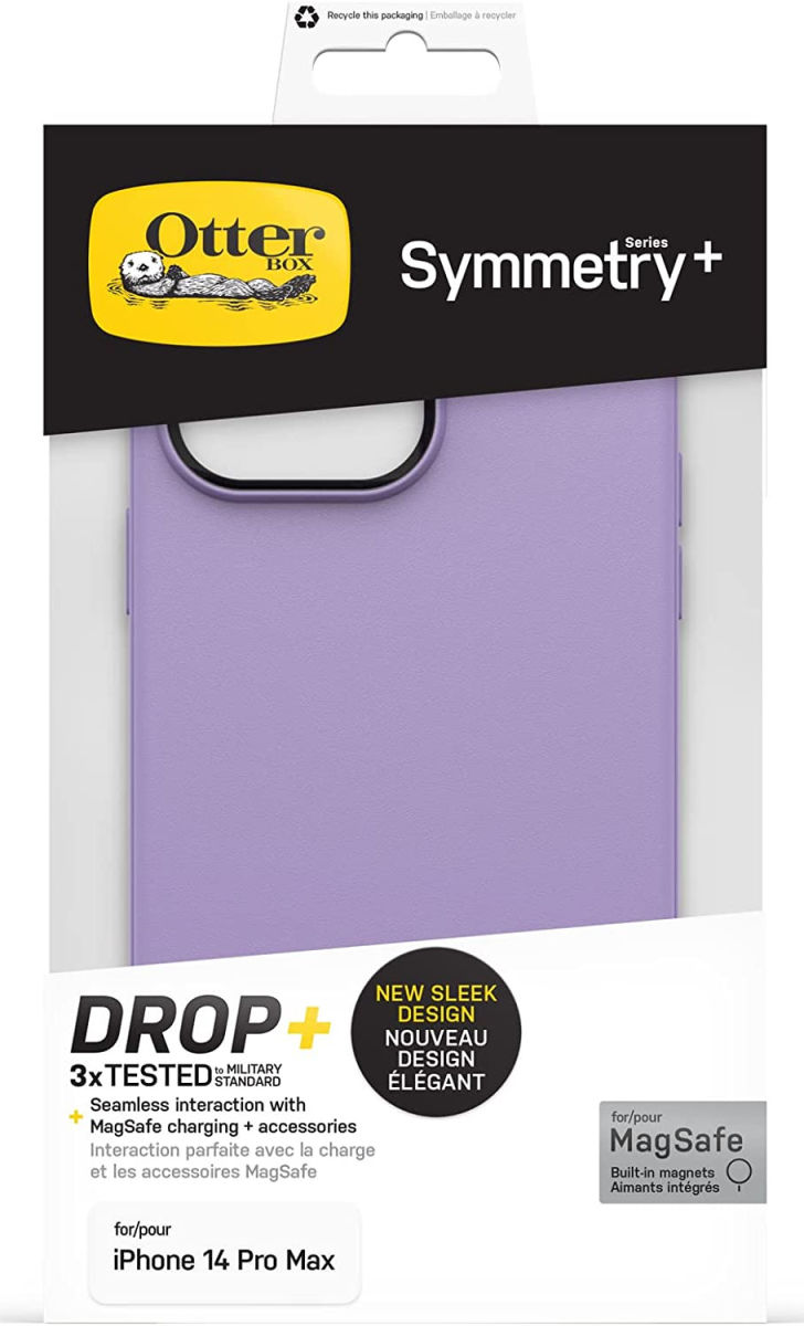 OtterBox Symmetry+ Apple iPhone 14 Pro Max Hoesje MagSafe Paars afbeelding 5