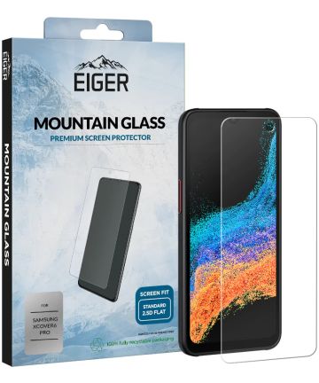Eiger Samsung Galaxy Xcover 6 Pro Tempered Glass Case Friendly Plat Screen Protectors