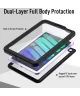 Apple iPad Mini 7 / 6 Hoes Waterdicht Full Protect Cover IP68 Zwart