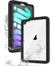 Apple iPad Mini 7 / 6 Hoes Waterdicht Full Protect Cover IP68 Zwart