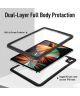 iPad Pro 12.9 2021/2022 Hoes Waterdicht Full Protect Cover IP68 Zwart
