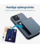 Apple iPhone 14 Hoesje met Kaart Houder Back Cover Blauw