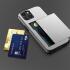 Apple iPhone 14 Hoesje met Kaart Houder Back Cover Grijs afbeelding 18
