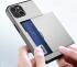 Apple iPhone 14 Hoesje met Kaart Houder Back Cover Grijs afbeelding 15