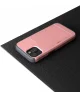 Apple iPhone 14 Pro Hoesje met Kaart Houder Back Cover Roze Goud