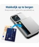 Apple iPhone 14 Pro Hoesje met Kaart Houder Back Cover Grijs