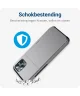 Apple iPhone 14 Pro Hoesje met Kaart Houder Back Cover Grijs