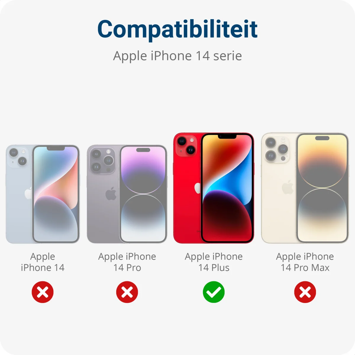 Apple iPhone 14 Plus Hoesje met Kaart Houder Back Cover Zwart afbeelding 13