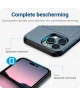 Apple iPhone 14 Pro Max Hoesje met Kaart Houder Back Cover Blauw