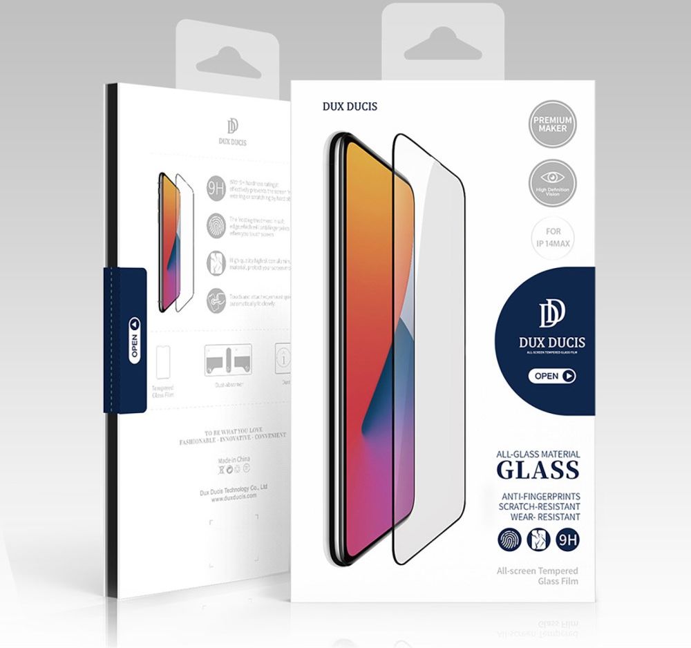 Dux Ducis Apple iPhone 14 Plus Screen Protector 9H Tempered Glass afbeelding 9