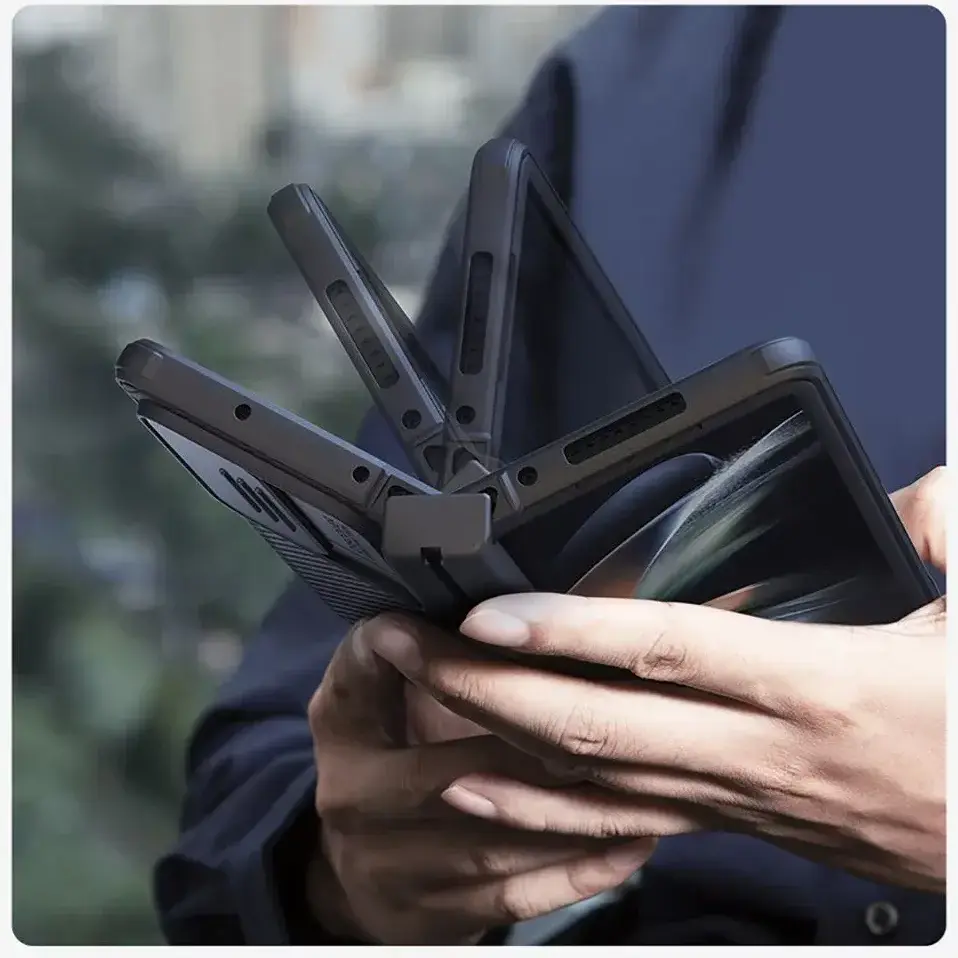 Nillkin CamShield Samsung Galaxy Z Fold 4 Hoesje Camera Slider Zwart afbeelding 8