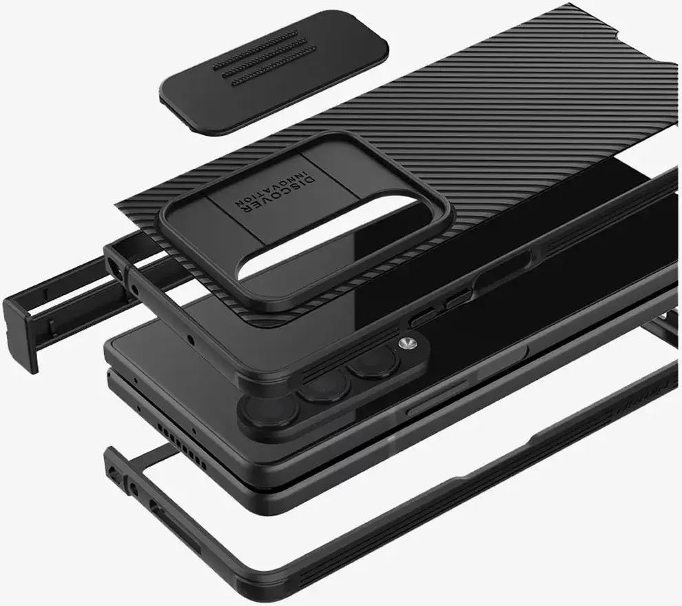 Nillkin CamShield Samsung Galaxy Z Fold 4 Hoesje Camera Slider Zwart afbeelding 9