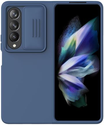 Nillkin CamShield Samsung Galaxy Z Fold 4 Hoesje Camera Slider Blauw Hoesjes