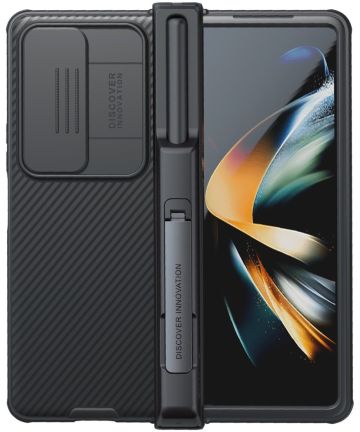 Nillkin CamShield Samsung Galaxy Z Fold 4 Hoesje Pen Edition Zwart Hoesjes
