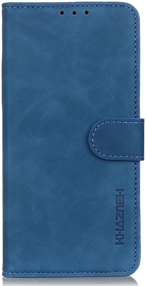 KHAZNEH Apple iPhone 14 Plus Hoesje Retro Wallet Book Case Blauw afbeelding 6