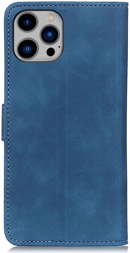 KHAZNEH Apple iPhone 14 Plus Hoesje Retro Wallet Book Case Blauw afbeelding 7