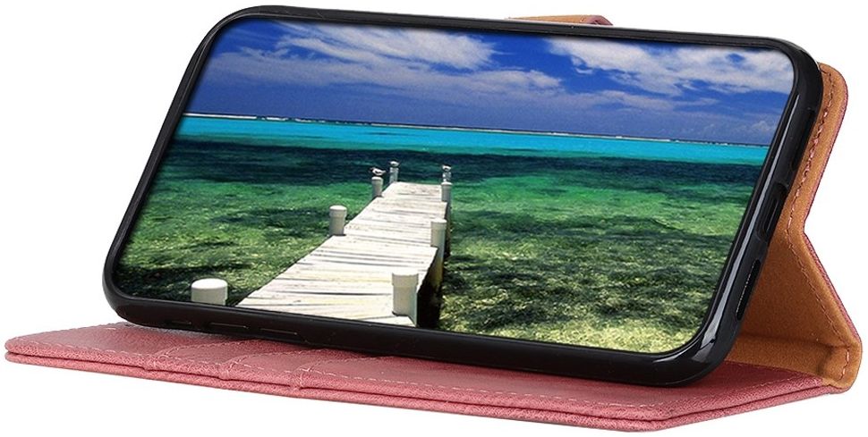 KHAZNEH Apple iPhone 14 Plus Hoesje Portemonnee Book Case Roze afbeelding 4