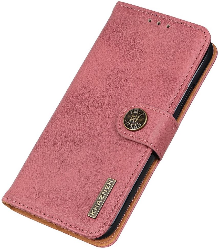 KHAZNEH Apple iPhone 14 Plus Hoesje Portemonnee Book Case Roze afbeelding 6
