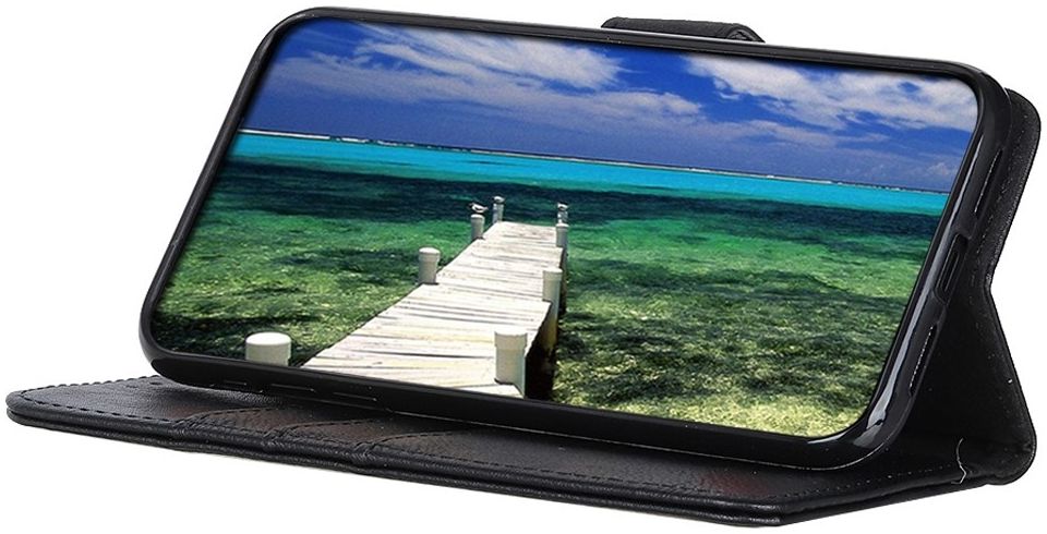 KHAZNEH Apple iPhone 14 Plus Hoesje Portemonnee Book Case Zwart afbeelding 4