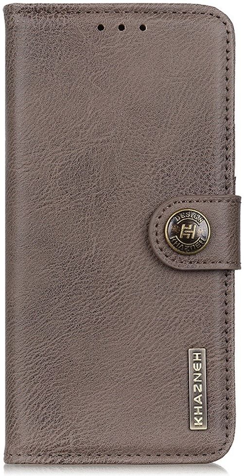 KHAZNEH Apple iPhone 14 Plus Hoesje Portemonnee Book Case Khaki afbeelding 8