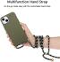 Apple iPhone 14 Hoesje Back Cover Flexibel TPU met Koord Groen afbeelding 3