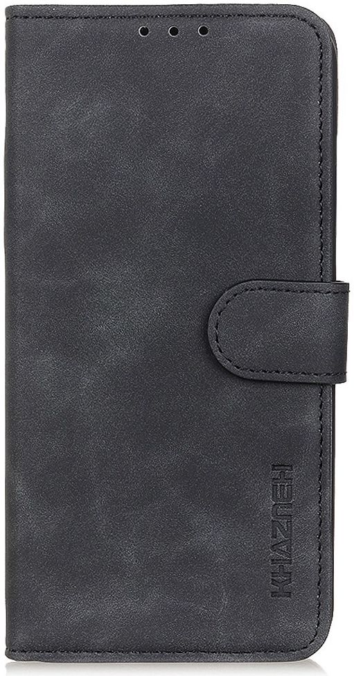 KHAZNEH Motorola Edge 30 Hoesje Retro Wallet Book Case Kunstleer Zwart afbeelding 6