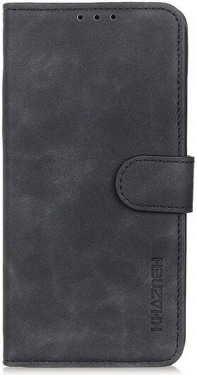 KHAZNEH Motorola Edge 30 Hoesje Retro Wallet Book Case Kunstleer Zwart afbeelding 6