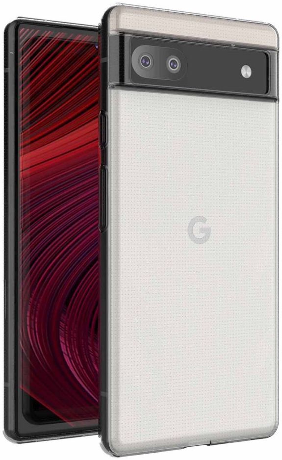 Google Pixel 6A Hoesje Dun TPU Back Cover Transparant afbeelding 2