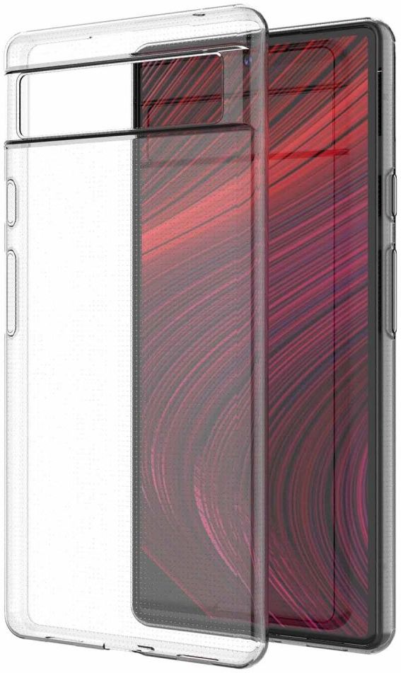 Google Pixel 6A Hoesje Dun TPU Back Cover Transparant afbeelding 3
