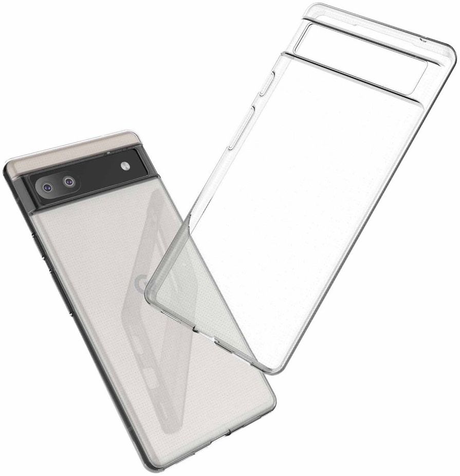 Google Pixel 6A Hoesje Dun TPU Back Cover Transparant afbeelding 4