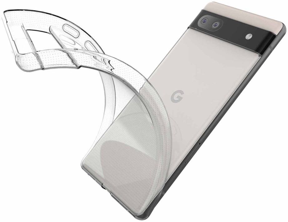 Google Pixel 6A Hoesje Dun TPU Back Cover Transparant afbeelding 6