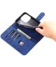 AZNS Apple iPhone 14 Pro Max Hoesje Wallet Book Case Kunstleer Blauw