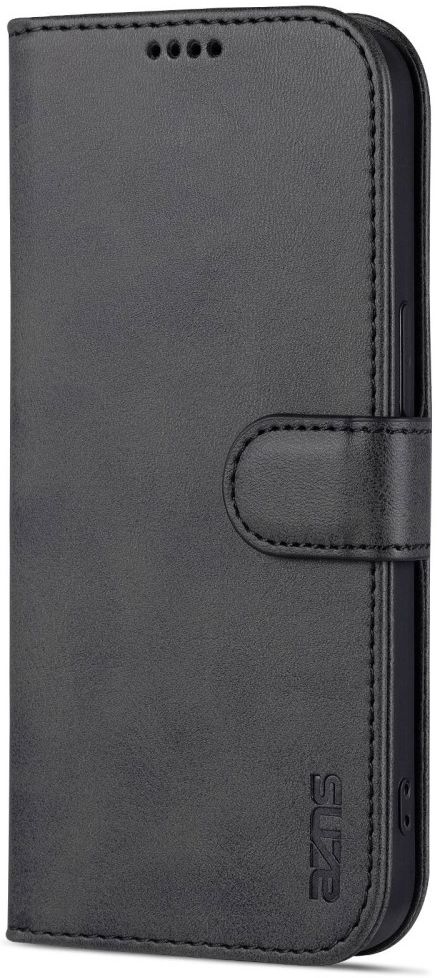 AZNS Apple iPhone 14 Pro Max Hoesje Wallet Book Case Kunstleer Zwart afbeelding 8