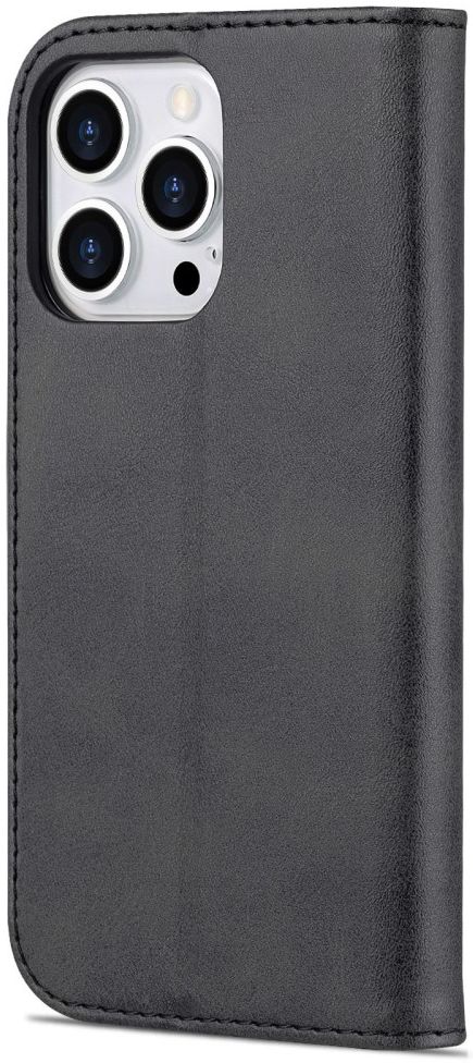 AZNS Apple iPhone 14 Pro Max Hoesje Wallet Book Case Kunstleer Zwart afbeelding 9