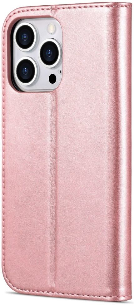 AZNS Apple iPhone 14 Pro Max Hoesje Wallet Book Case Kunstleer Roze afbeelding 9
