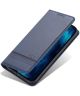 AZNS Apple iPhone 14 Hoesje Wallet Book Case Kunstleer Blauw