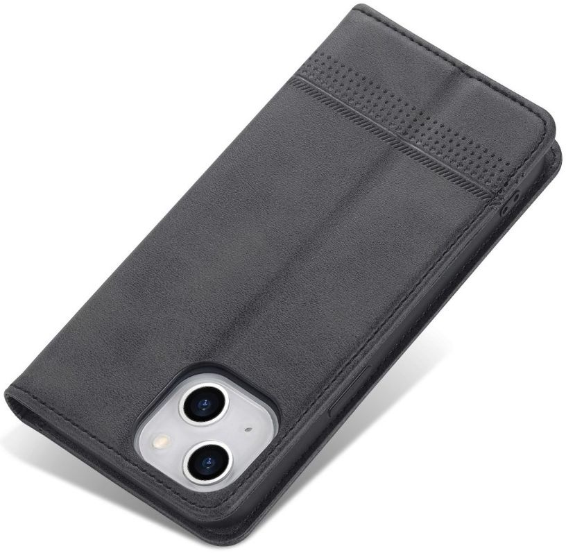 AZNS Apple iPhone 14 Hoesje Wallet Book Case Kunstleer Zwart afbeelding 7